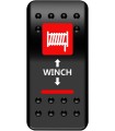 SWITCH ROCKER WINCH-RED