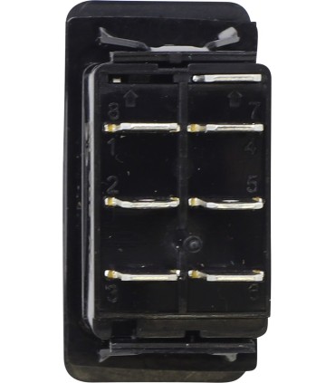 SWITCH ROCKER WINCH-RED