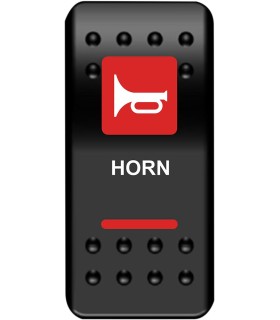 SWITCH ROCKER HORN-RED