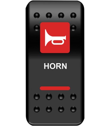 SWITCH ROCKER HORN-RED