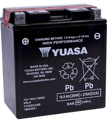 BATT YTX20CH-BS .82 LITER