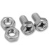 BOLT/NUT SET BATT 6X11SS