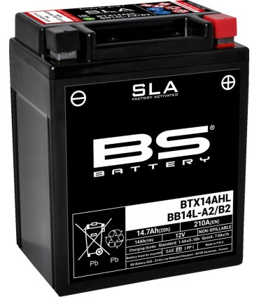 BATTERY BTX14AHL/BB14L-A2/B2