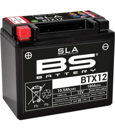 BATTERY BS BTX12 SLA