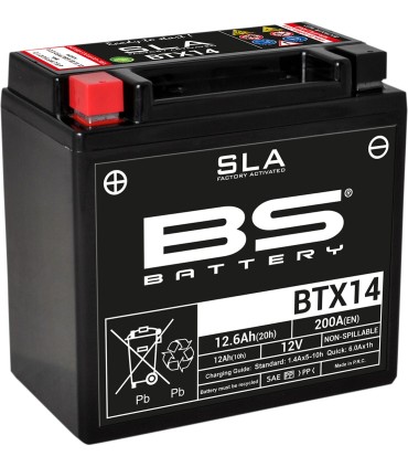 BATTERY BS BTX14 SLA