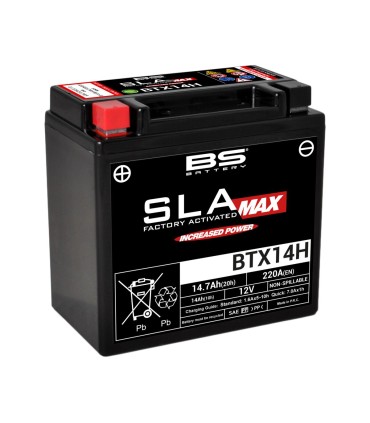 BATTERY BS BTX14H SLA-MAX