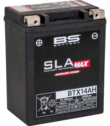 BATTERY BTX14AH SLA MAX