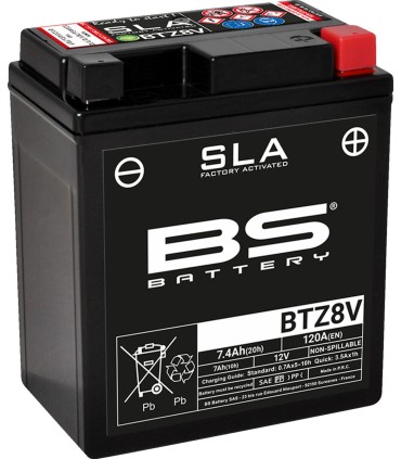 BATTERY BTZ8V SLA