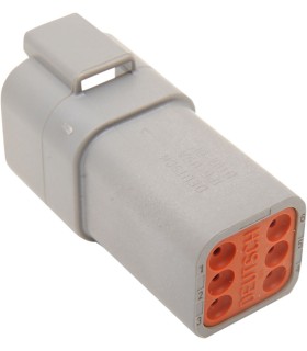 RECEPTACLE DEUTSCH GREY 6