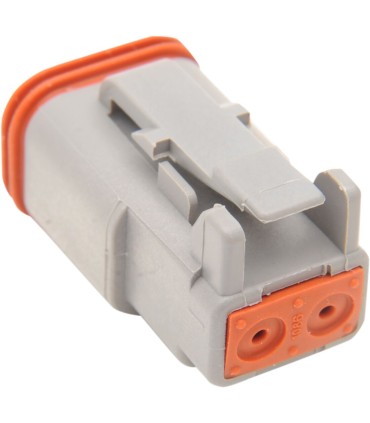 PLUG DEUTSCH GREY 2 PIN