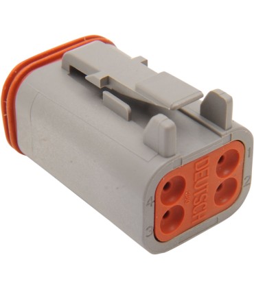 PLUG DEUTSCH GREY 4 PIN
