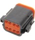 PLUG DEUTSCH BLACK 8 PIN