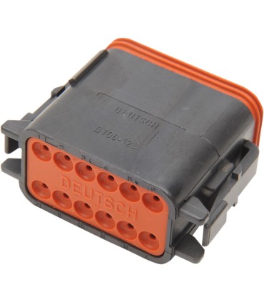 PLUG DEUTSCH BLACK 12 PIN