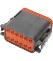 PLUG DEUTSCH BLACK 12 PIN