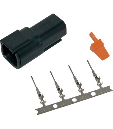 CONN KIT 4POS 74104-98BK