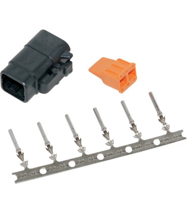 CONN KIT 6POS 74116-98BK