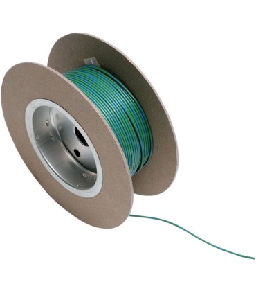 WIRE 18G 100' GREEN/BLUE