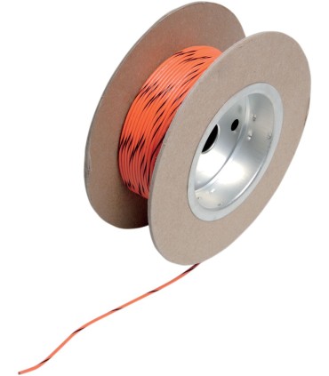 WIRE 18G 100' ORNG/BLACK