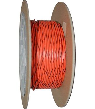 WIRE 18G 100' ORNG/BLACK