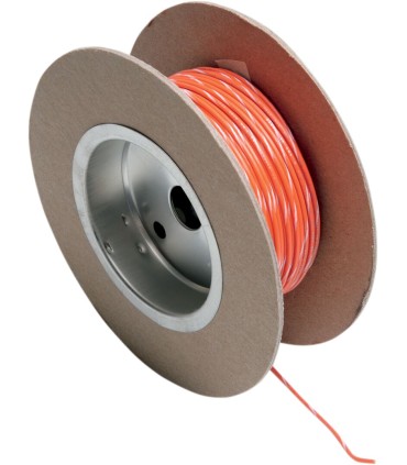WIRE 18G 100' ORNG/WHITE