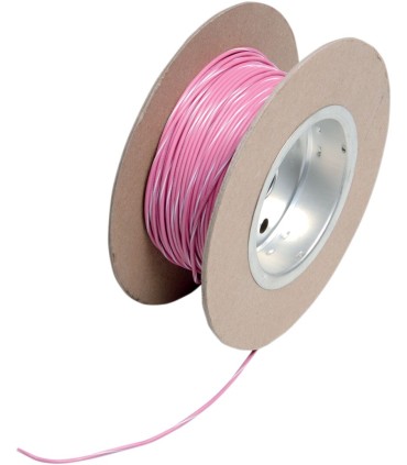 WIRE 18G 100' PINK/WHITE