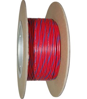 WIRE 18G 100' RED/BLUE