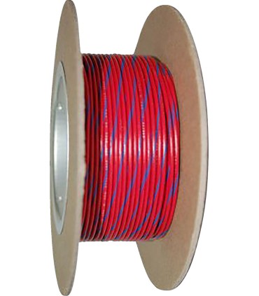 WIRE 18G 100' RED/BLUE