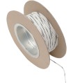 WIRE 18G 100' WHITE/BLACK
