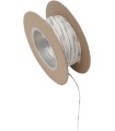 WIRE 18G 100' WHITE/BROWN