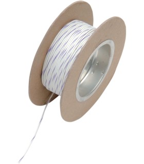 WIRE 18G 100' WHITE/VIOLT