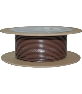 WIRE 18G 100' BROWN