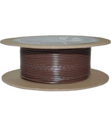 WIRE 18G 100' BROWN