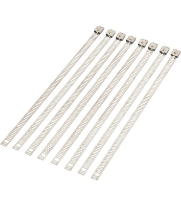 CABLE TIE SILVER 8 8PK