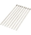 CABLE TIE SILVER 8 8PK