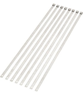 CABLE TIE SILVER 14 8PK
