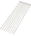 CABLE TIE SILVER 14 8PK