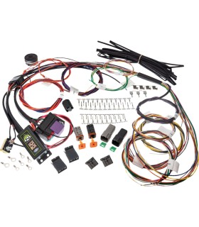 HARNESS COMPLETE WHITE/AMBER L