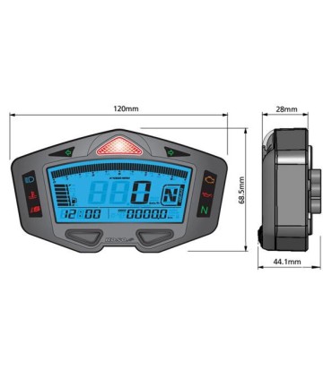 DASH PANEL RACE BLK/BLU