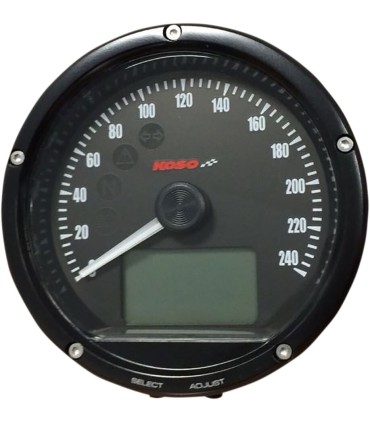 D75 SPEEDOMETER BK 0-240 KMH