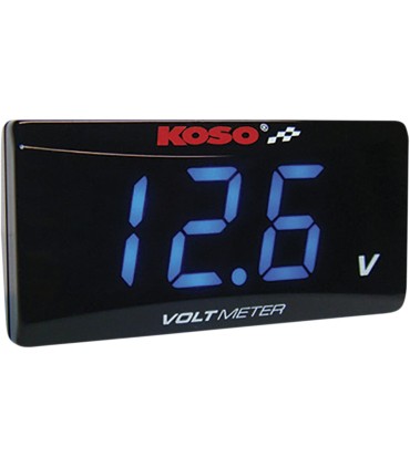 VOLT METER BLUE SUPER THIN