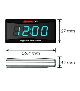 CLOCK & VOLTMETER SUPER SLIM