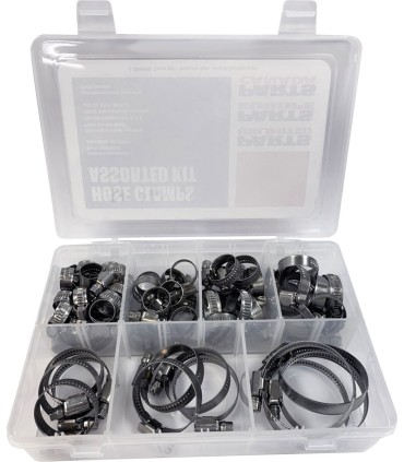 HOSE CLAMP ASST KIT 60PCS