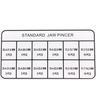 KIT EAR CLAMP ASSORTMENT W JAW