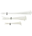 ATTACHES DE CÂBLE MSE BLANCHES, 30PK