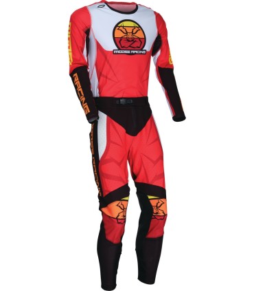 PANT AGROID RED/BLACK/WHITE 40