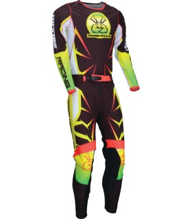 PANT AGROID BK/YL/WH 36