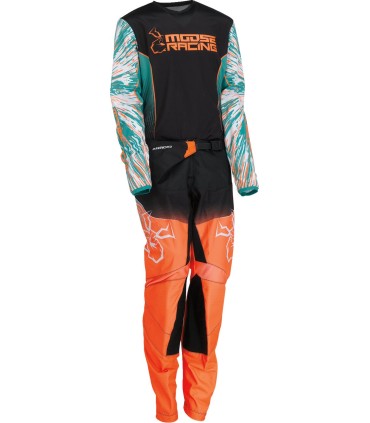 PANT YTH AGRD TL/OR/BK 20