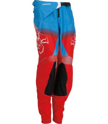 PANT YTH AGRD RD/WH/BL 28