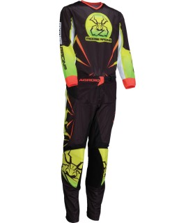 PANT AGROID YTH MESH HI-VIZ/BK