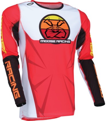 JERSEY AGROID RD/BK/WH XL